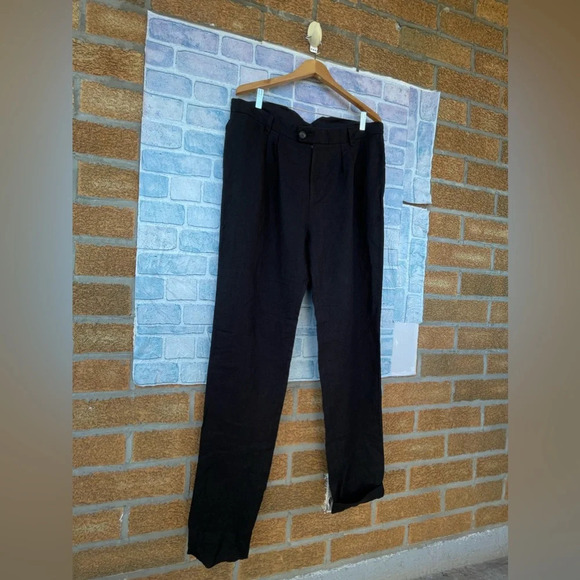 Elena Dawson linen trousers pants size large - Picture 4 of 16